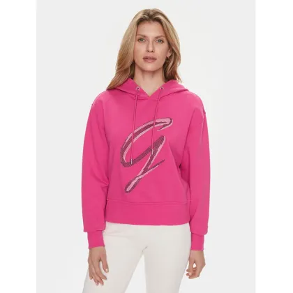 Zdjęcie Guess Bluza W3BQ10 KBKM0 Różowy Regular Fit