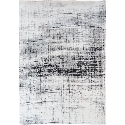 Picture Unconventional white and black modern carpet - METRO B&W 8926