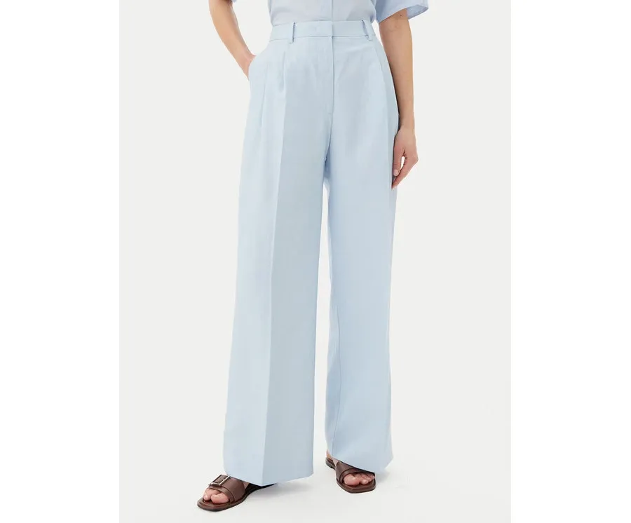 obrazek 1 Tommy Hilfiger Spodnie materiałowe WW0WW45460 Niebieski Relaxed Fit