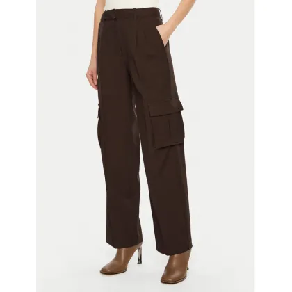 Zdjęcie Guess Spodnie materiałowe W5RB41 WGX02 Brązowy Regular Fit