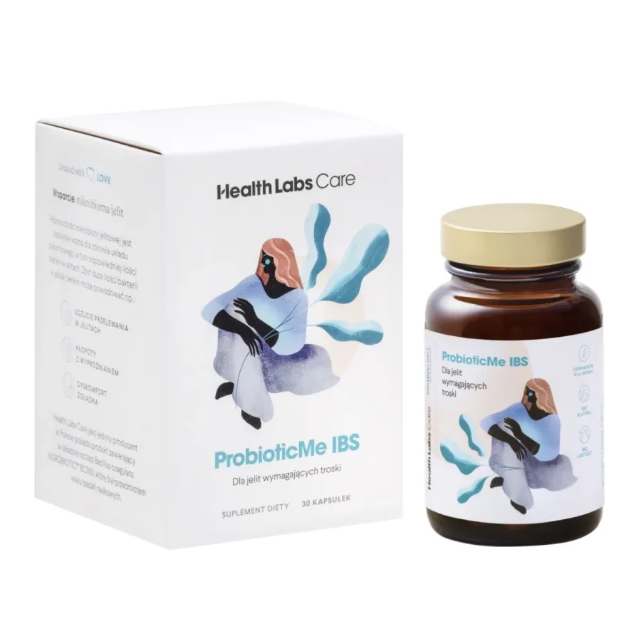 obrazek 1 Health Labs Care ProbioticMe IBS Suplement diety wspierający układ pokarmowy Kapsułki