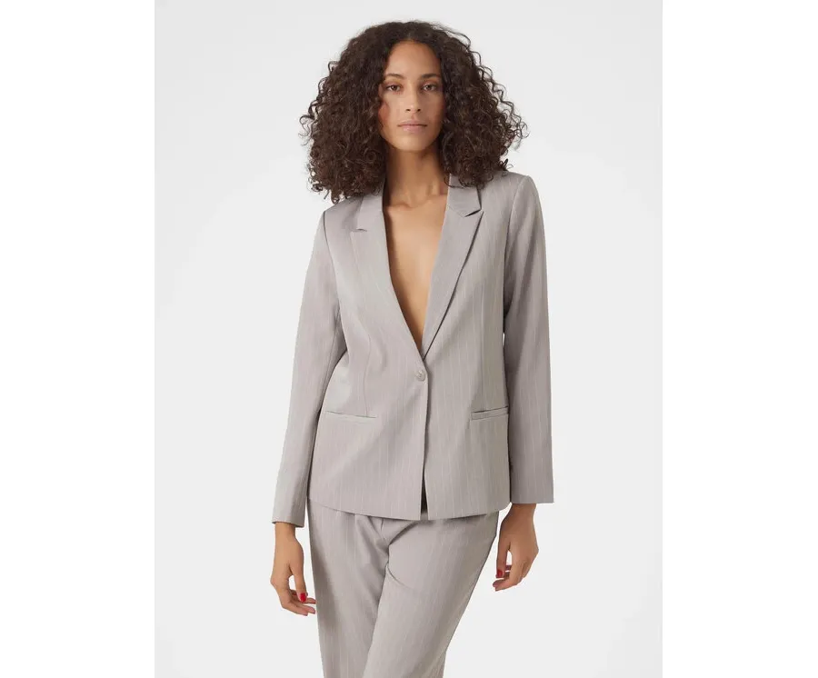 obrazek 1 Vero Moda Marynarka Wendy 10301491 Szary Slim Fit