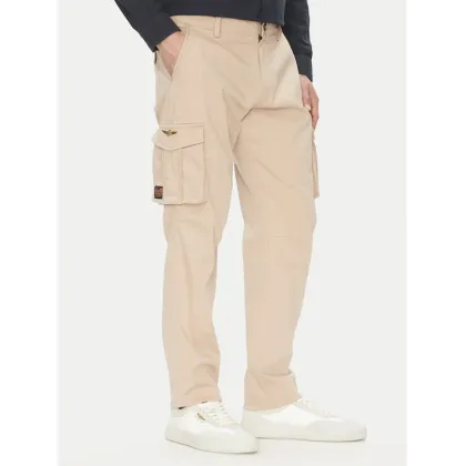 Zdjęcie Aeronautica Militare Spodnie materiałowe 251PA1658CT3511 Beżowy Regular Fit