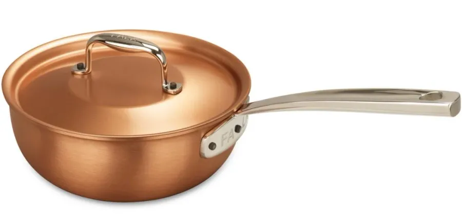 obrazek 3 Zaokrąglona patelnia 18 cm do dań sauté z Belgii
