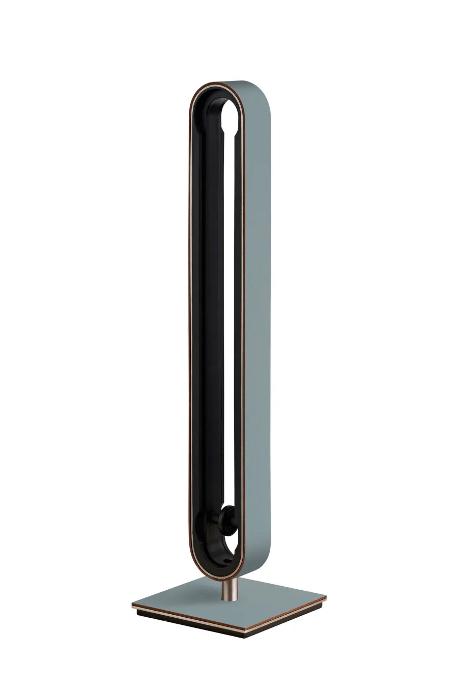 picture 1 Stylish coffee capsule holder made of pastel blue leather