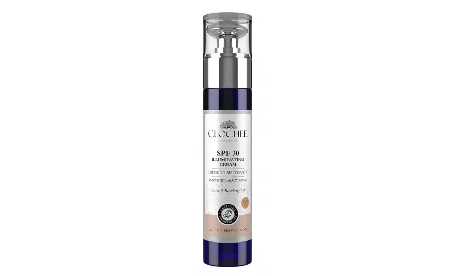 obrazek 1 Clochee Simply Organic Rozświetlający krem SPF 30 50 ml