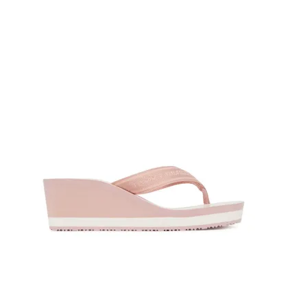 Zdjęcie Tommy Hilfiger Japonki Th Stripes Wedge Beach Sandal FW0FW08521 Różowy