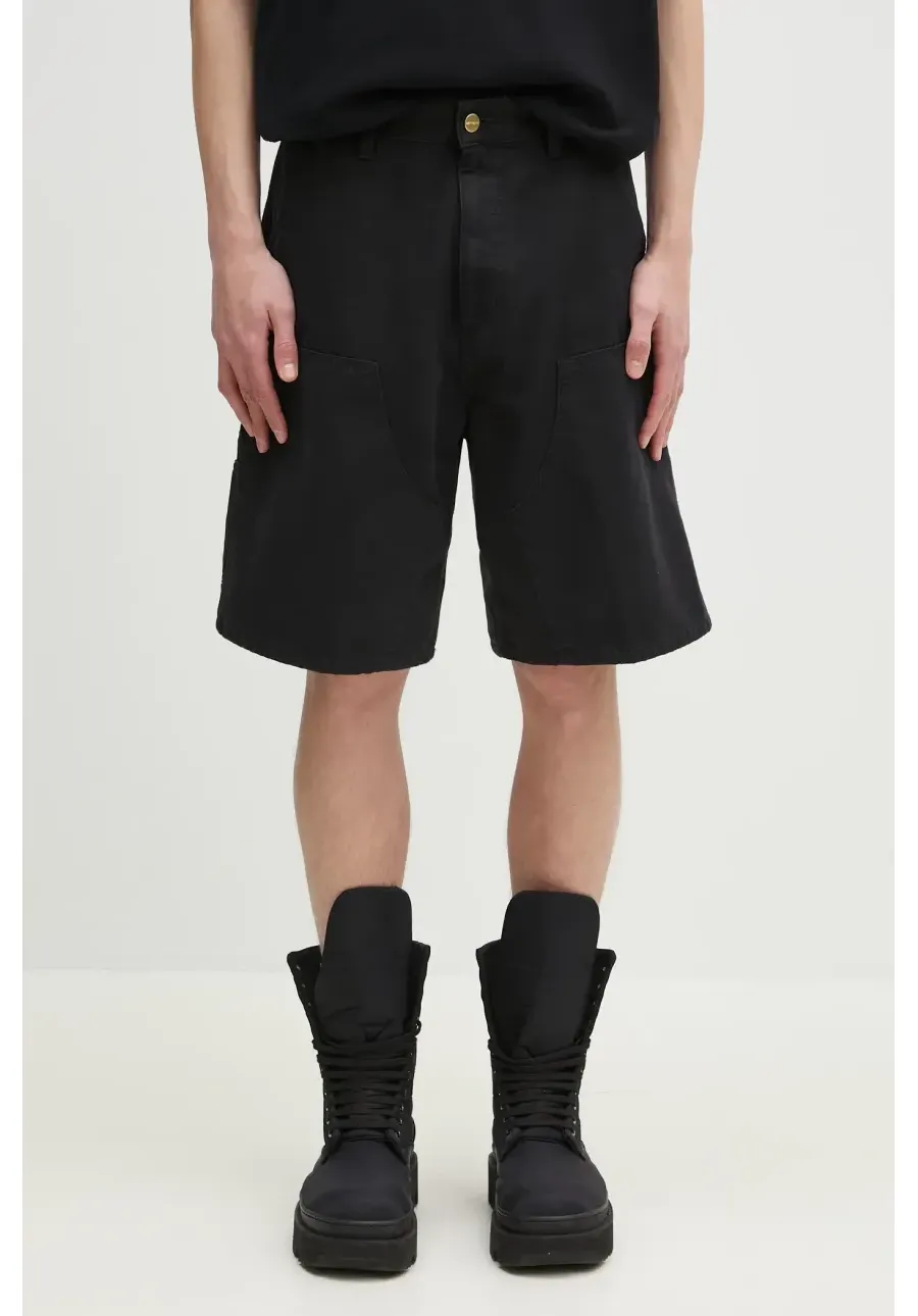 obrazek 1 Carhartt WIP szorty bawełniane Double Knee Short męskie kolor czarny I034793.8906