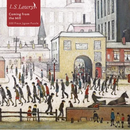 Zdjęcie Puzzle dla dorosłych L.S. Lowry: Idąc z młyna - Flame Tree Publishing
