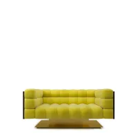 Picture Stylish two-seater upholstered sofa H.77xL.152xP.87 cm