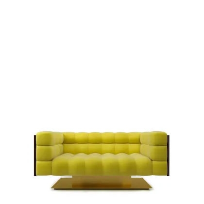 Zdjęcie Stylowa dwuosobowa sofa tapicerowana H.77xL.152xP.87 cm