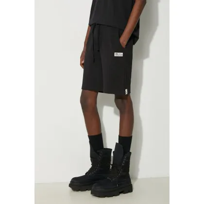 Zdjęcie Alpha Industries szorty bawełniane kolor czarny 106365.649-CZARNY