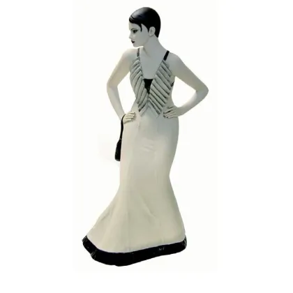 Zdjęcie Figurka kobiety luksusowej wykonana z włoskiej porcelany