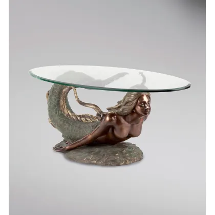 Zdjęcie Rzeźba z brązu – stolik syrena - Fonderia Artistica Ruocco