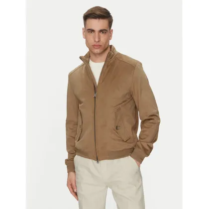 Zdjęcie Geox Kurtka z imitacji skóry Blainey M5520P T3196 F5265 Beżowy Regular Fit