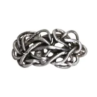 Zdjęcie Uchwyt z odlewu metalowego do mebli i krzeseł tapicerowanych H.5xL.11xP.1 cm