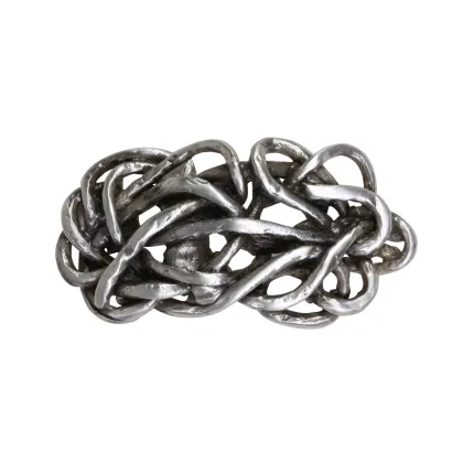 Zdjęcie Uchwyt z odlewu metalowego do mebli i krzeseł tapicerowanych H.5xL.11xP.1 cm