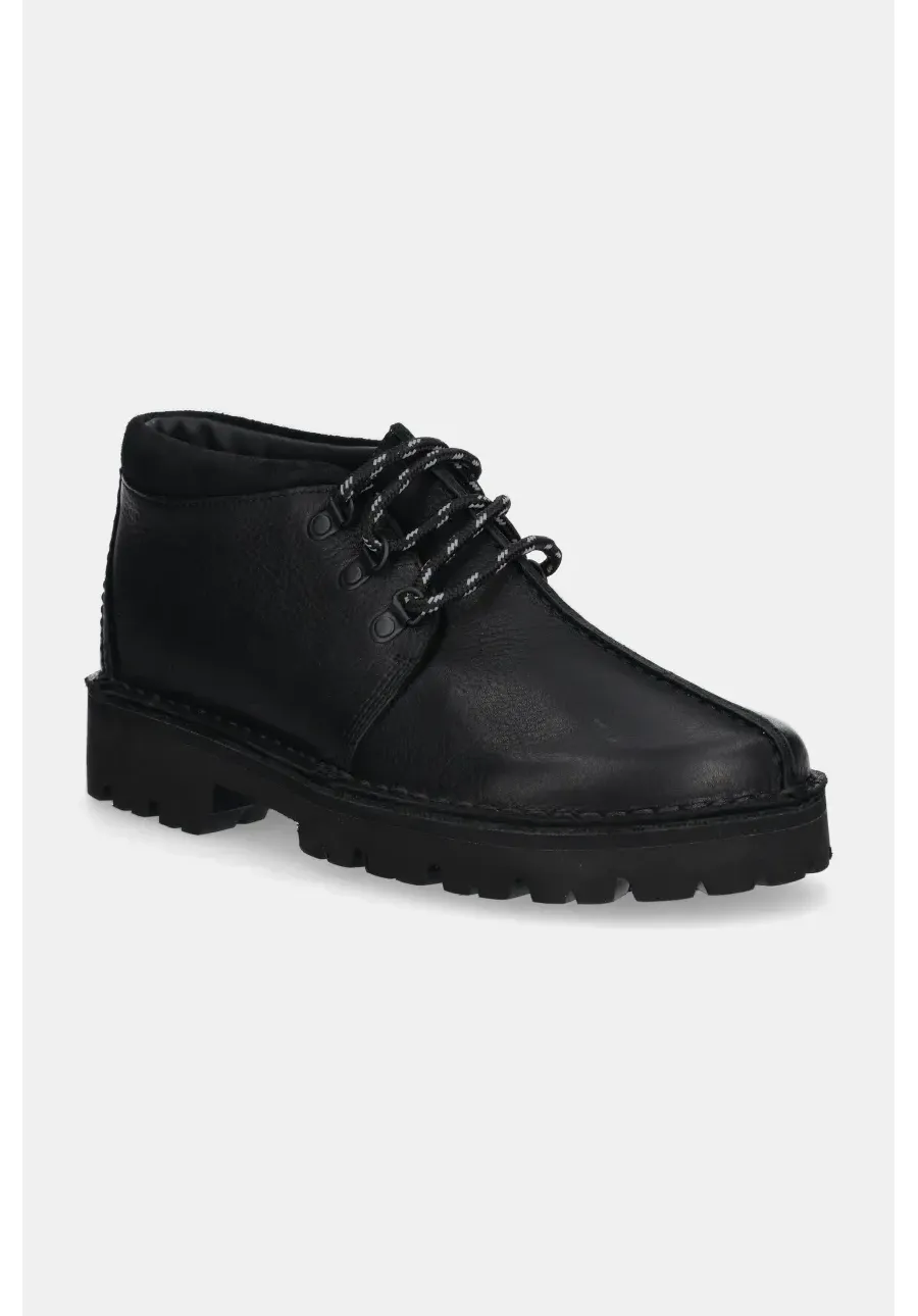 obrazek 1 Clarks Originals półbuty skórzane Trek Hike męskie kolor czarny 26179321