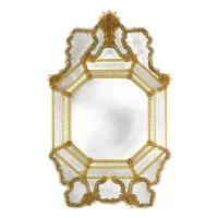 Zdjęcie Eleganckie lustro z kolekcji Doge 0100 w odcieniu bursztynu