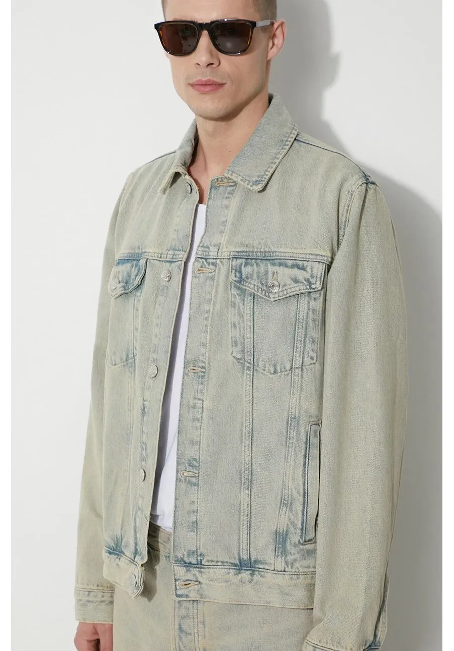 obrazek 1 Samsoe Samsoe kurtka jeansowa męska kolor niebieski przejściowa oversize