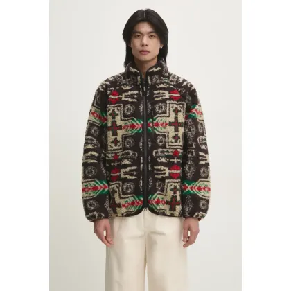 Zdjęcie Manastash kurtka Chimayo Fleece męska kolor brązowy przejściowa oversize 7924252019