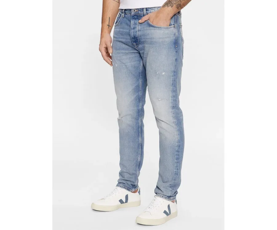 obrazek 1 Pepe Jeans Jeansy PM207392RH1 Niebieski Slim Taper Fit