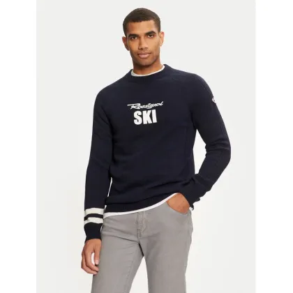 Zdjęcie Rossignol Sweter RLMMO11 Granatowy Regular Fit