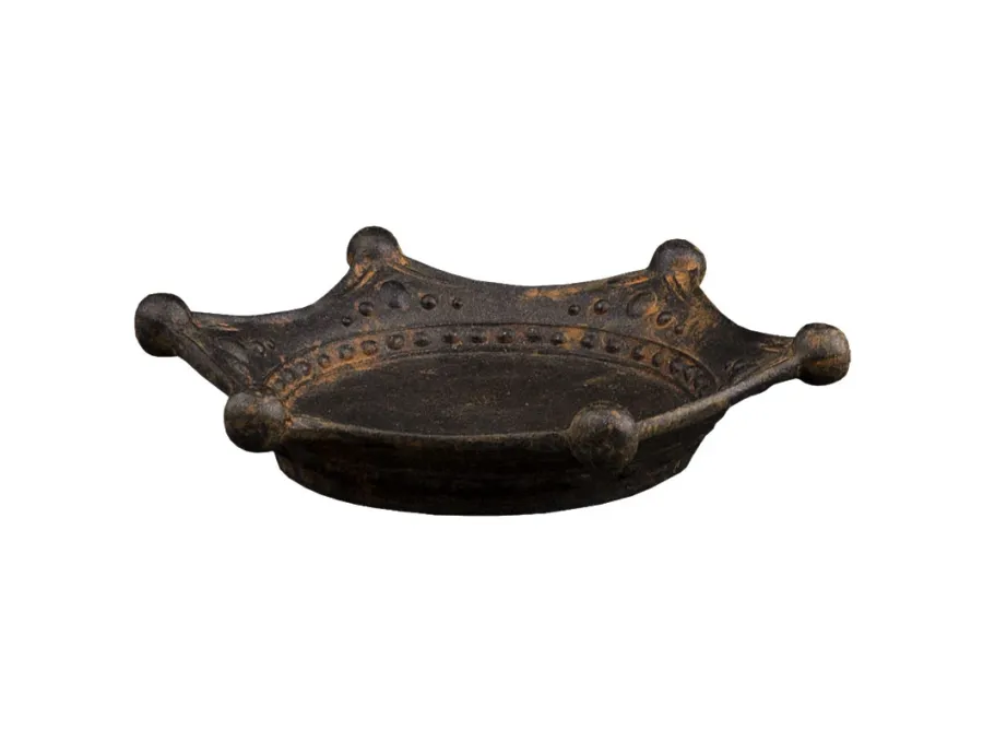 obrazek 3 Ceramiczny elegancki zestaw 4 talerzy w kształcie korony - Virginia Casa