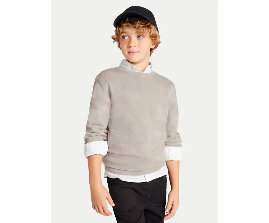 obrazek 1 Mayoral Sweter 6344 Beżowy Regular Fit