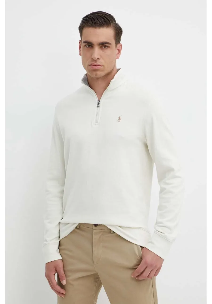 obrazek 1 Polo Ralph Lauren bluza męska kolor beżowy gładka