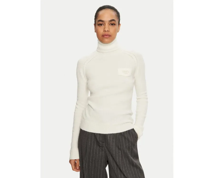 obrazek 1 Liu Jo Golf WF4363 MA49P Écru Regular Fit