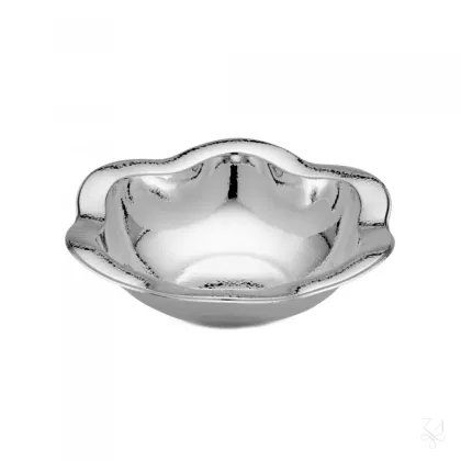 Zdjęcie Piękna stylowa srebrna miska o kształcie fali - Zaramella Argenti