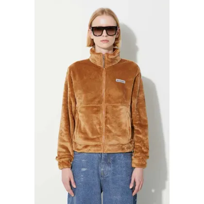 Zdjęcie Columbia bluza Fireside damska kolor brązowy gładka 1997931