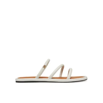 Zdjęcie Tommy Hilfiger Klapki Strappy Leather Mule FW0FW08939 Biały