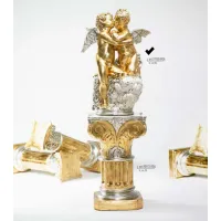 Picture Angels in love on the clouds 85cm - Valle d'oro Patchi