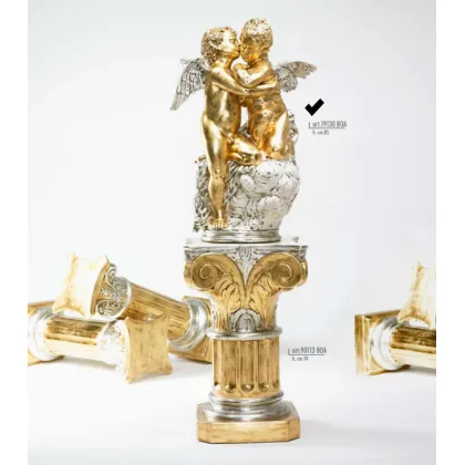 Picture Angels in love on the clouds 85cm - Valle d'oro Patchi