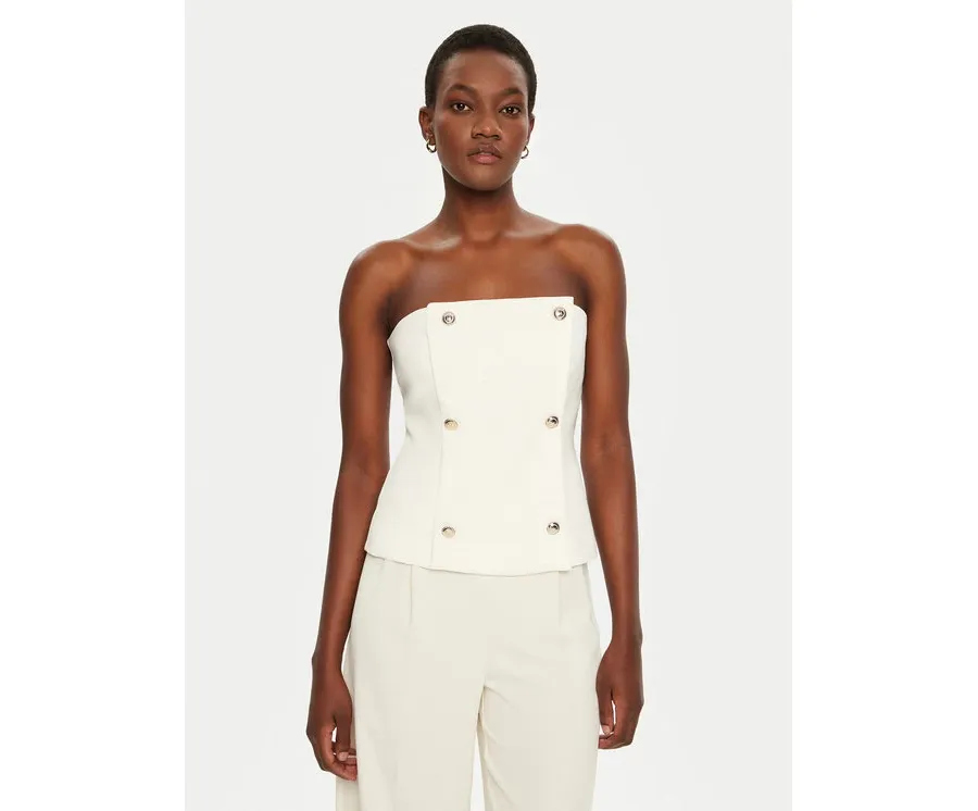 obrazek 1 Marciano Guess Top 5RGH10 7115A Écru Regular Fit