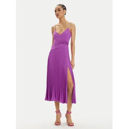Zdjęcie Nissa Sukienka koktajlowa RS14816 Fioletowy Regular Fit