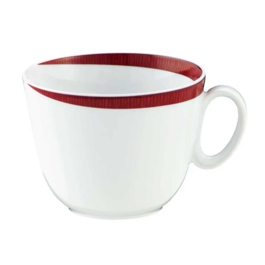 obrazek 1 Luksusowa porcelanowa filiżanka do cappuccino z czerwonym zdobieniem - Seltmann Weiden