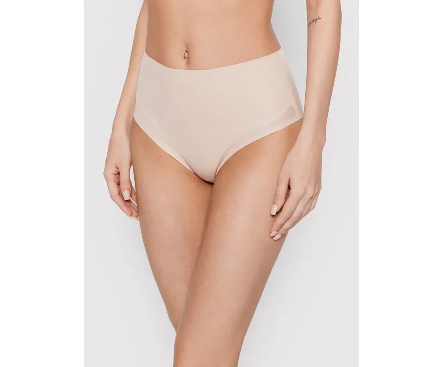 obrazek 1 Chantelle Figi klasyczne z wysokim stanem Pure Light C10M80 Beżowy