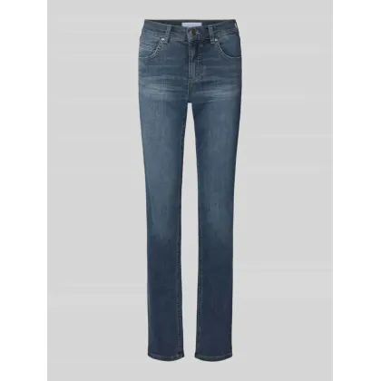 Zdjęcie Jeansy o kroju regular fit z 5 kieszeniami model ‘CICI’