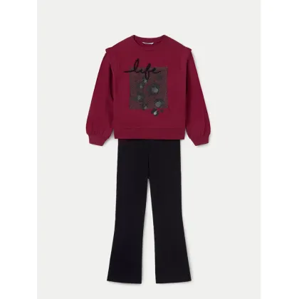 Zdjęcie Mayoral Komplet bluza i legginsy 7755 Czarny Regular Fit