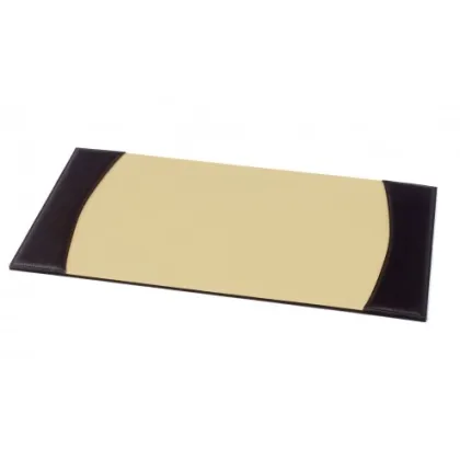 Picture Black office pad made of leather