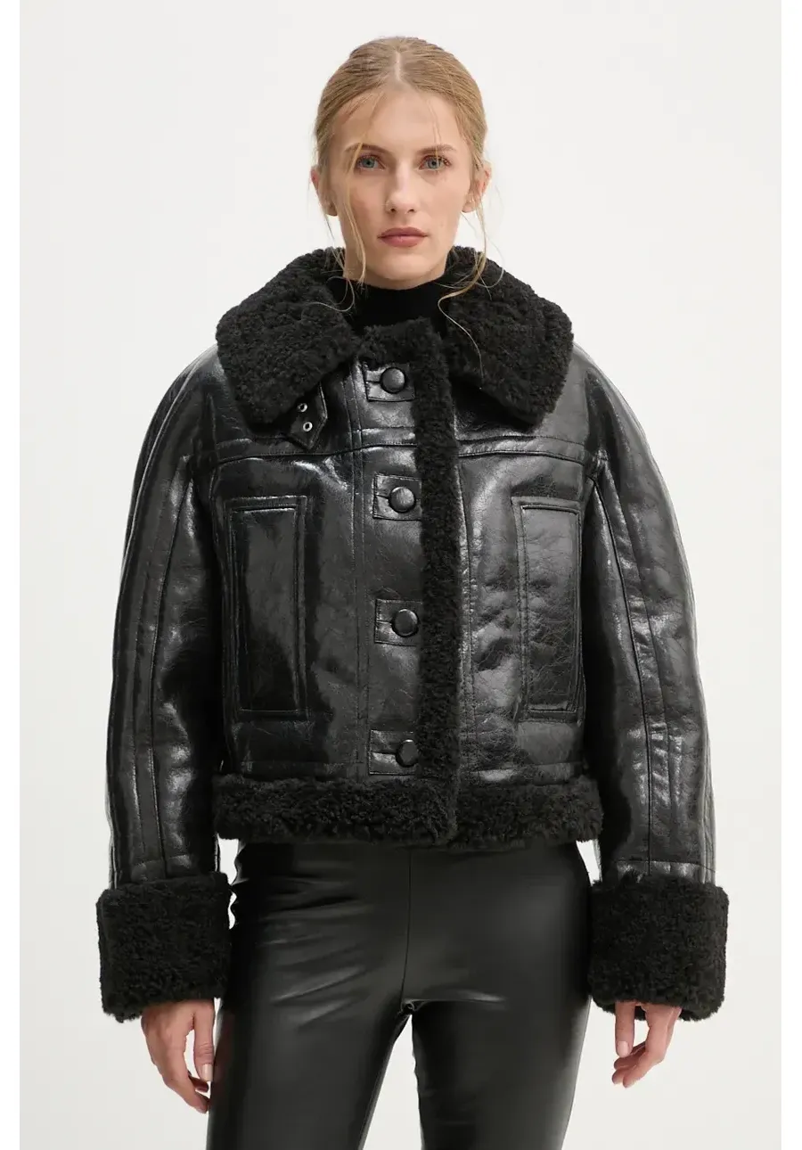 obrazek 1 Stand Studio kurtka Aby Jacket damska kolor czarny przejściowa oversize 62258-9143