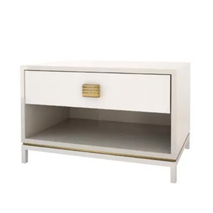 Zdjęcie Nowoczesny stolik nocny z pozłacanymi detalami - Ana Roque