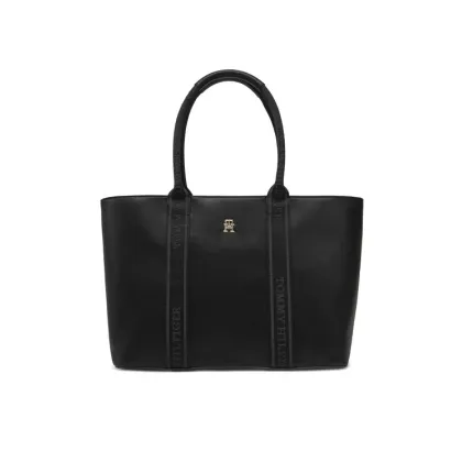 Zdjęcie Tommy Hilfiger Torebka Th Logotape Tote AW0AW17198 Czarny