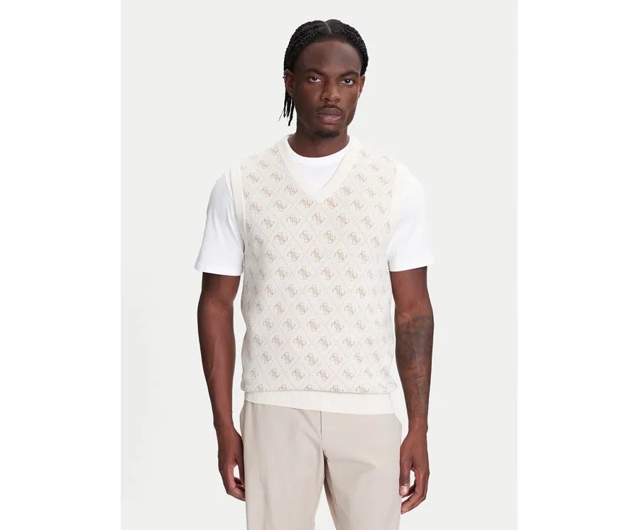 obrazek 1 Guess Sweter M5YR09 Z3OE2 Beżowy Regular Fit