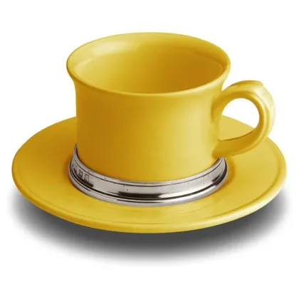 Picture Yellow ceramic cup