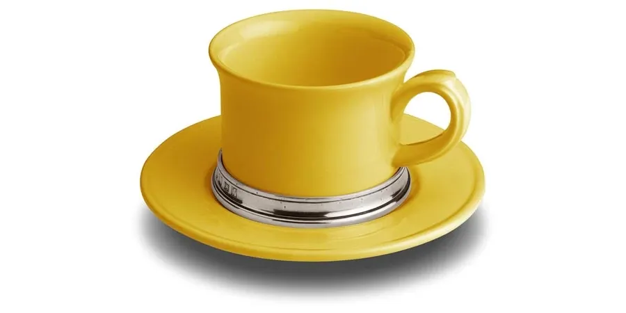 obrazek 1 Żółta ceramiczna filiżanka