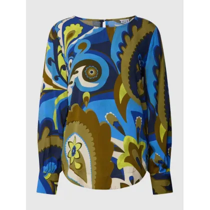 Zdjęcie Bluzka z dekoltem w łódkę model ‘Big Paisley’